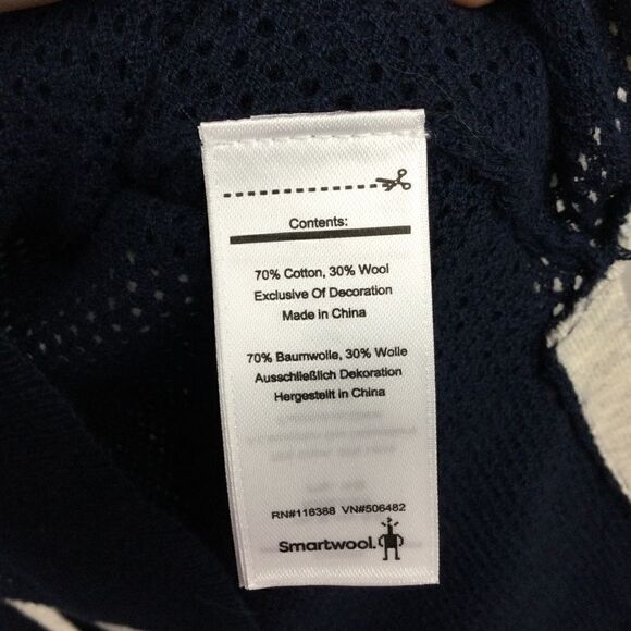 Smartwool Tunic Sweater NWT Navy & Gray Wool V-neck - Picture 9 of 13